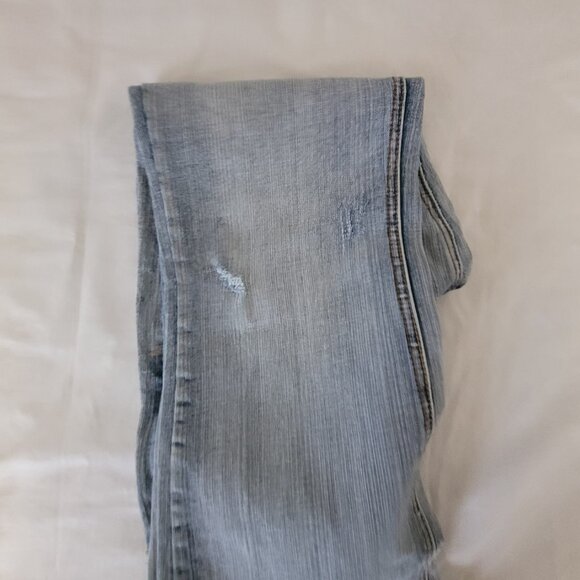 Bongo Jeans Faded Blue Low Rise Flirty Boot Cut Size 13 Womens Juniors - Picture 14 of 15